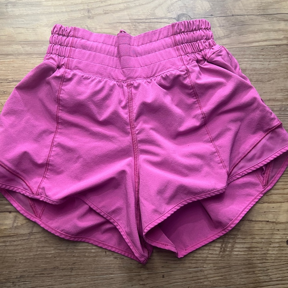 Lululemon Hot Pink Athletic Shorts Size 0